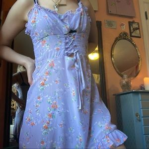 Baby purple floral dress